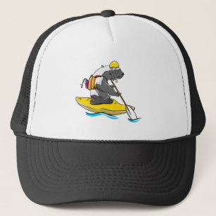 Honey badger, vit vatten kayaking keps