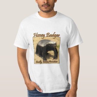 Honey badgerfaktumutslagsplats t-shirt