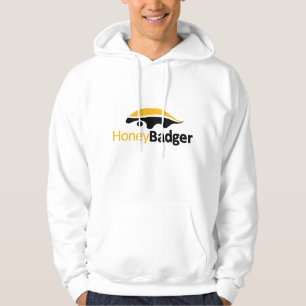 Honey badgerklassikerlogotyp hoodie