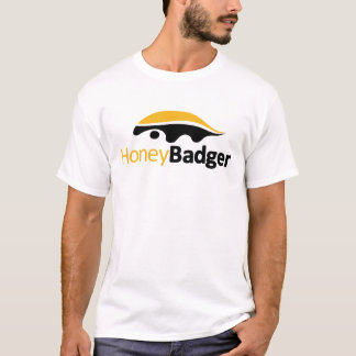 Honey badgerklassikerlogotyp t-shirt
