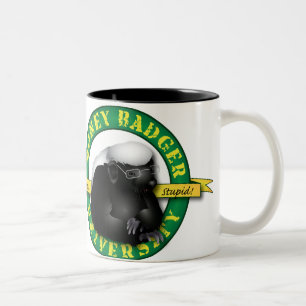 Honey badgermugg Två-Tonad mugg