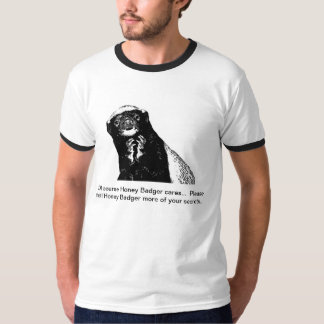 Honey badgeromsorgar t-shirt