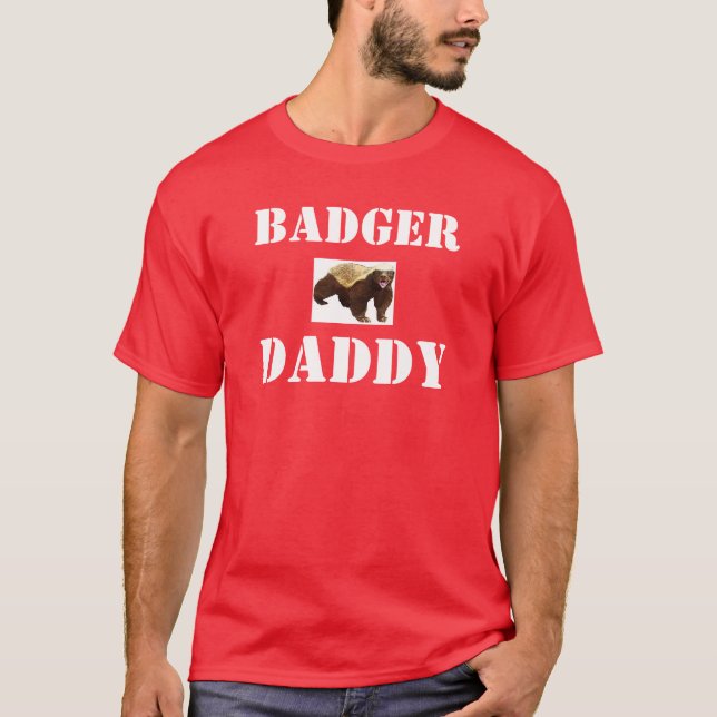 HONEY BADGERPAPPA T-SHIRT (Framsida)