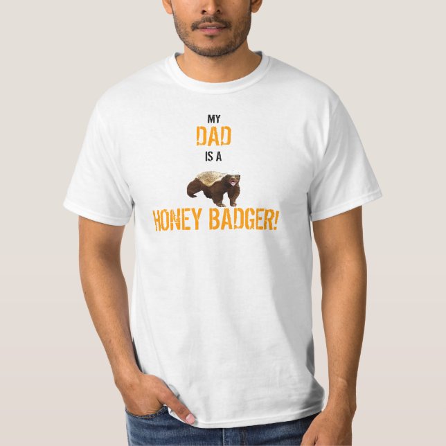 HONEY BADGERPAPPA TEE SHIRT (Framsida)