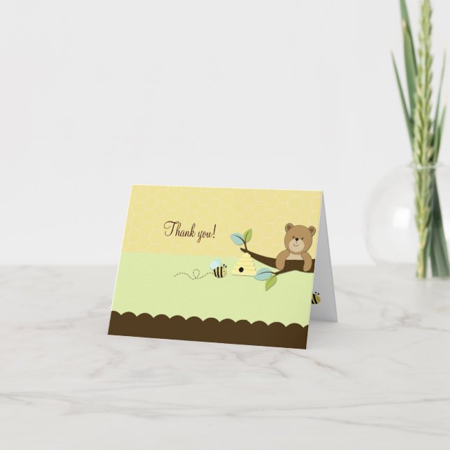 HONEY BAR OCH BEE-Tackkort Tack Kort (Framsida)