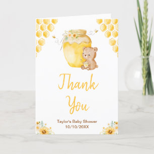 Honey Bear Baby Shower Tack Kort