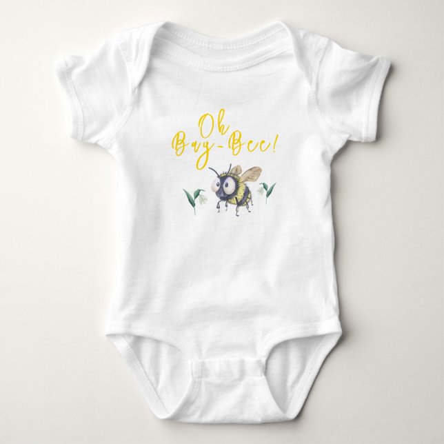 Honey Bee Bebis Barschaktning T Shirt (Framsida)