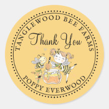 Honey Bee Beekeeper Honey Products Thank You