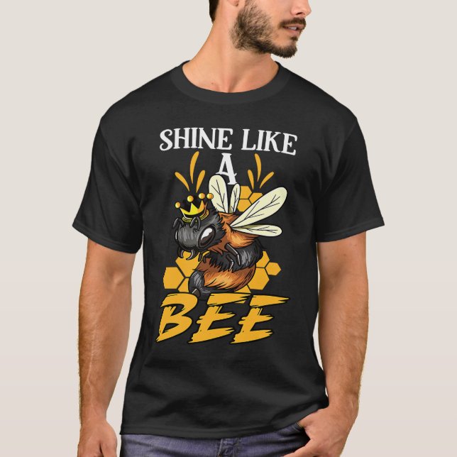Honey Bee Beekeeping Beekeeper Honeybee Apiary Api T Shirt (Framsida)