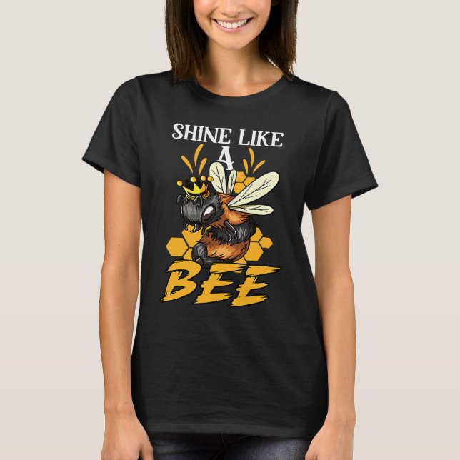 Honey Bee Beekeeping Beekeeper Honeybee Apiary Api T Shirt (Framsida)