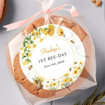 Honey Bee Blomma Födelsedag Babykalas