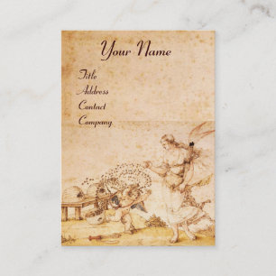 HONEY BEE BROWN VAX SEAL / Cupid honey Visitkort
