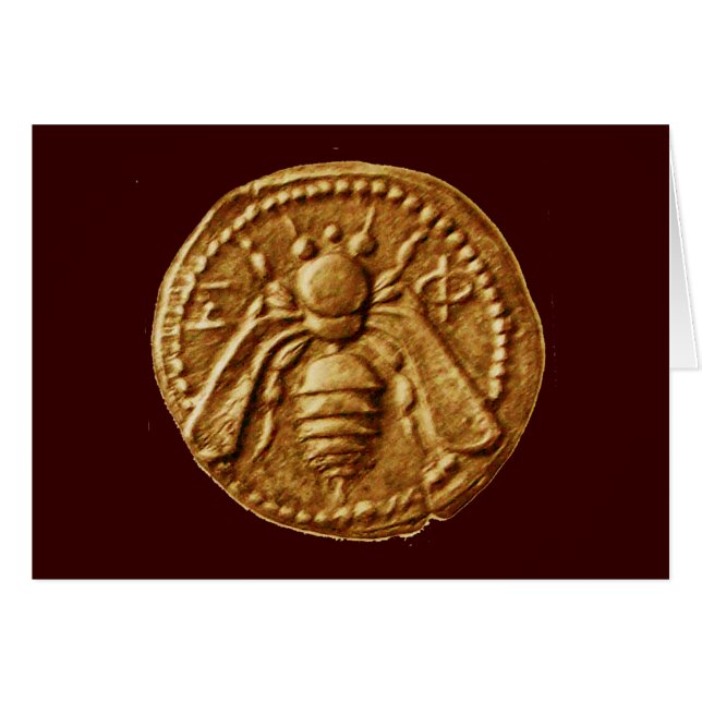 HONEY BEE HÄLSNINGSKORT (Framsidan Horizontal)