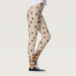 HONEY BEE HIVE, BES, BEEKEEPER, Biodling Leggings