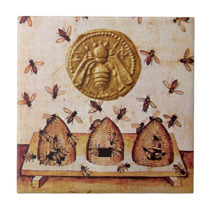 HONEY BEE KAKELPLATTA