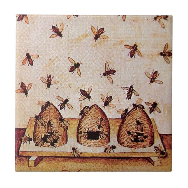 HONEY BEE KAKELPLATTA (Framsidan)
