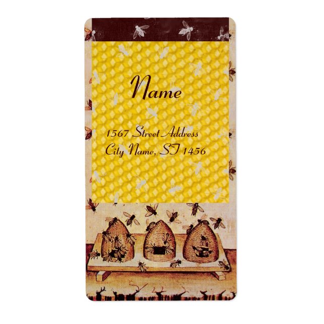 HONEY BEE,KÖPER APIARIST FRAKTSEDEL (Framsidan)