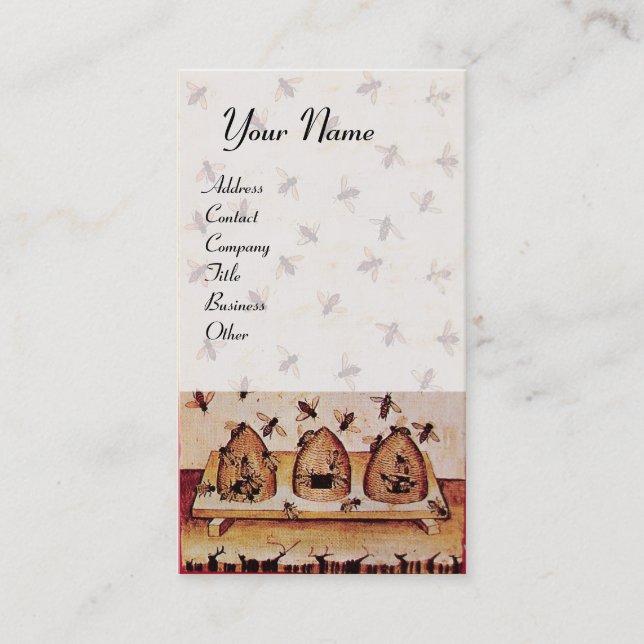 HONEY BEE,KÖPNING,KÖPER VISITKORT (Framsida)