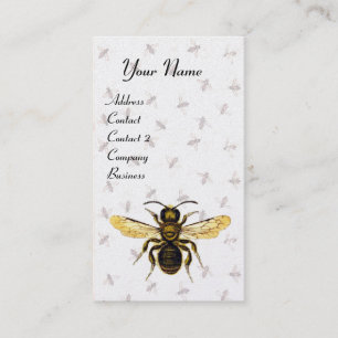 HONEY BEE,KÖPNING,KÖPER Vit Pearl Papper Visitkort