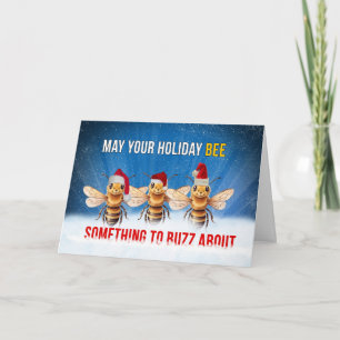 Honey Bee Något att tjattrar om jul Helgkort
