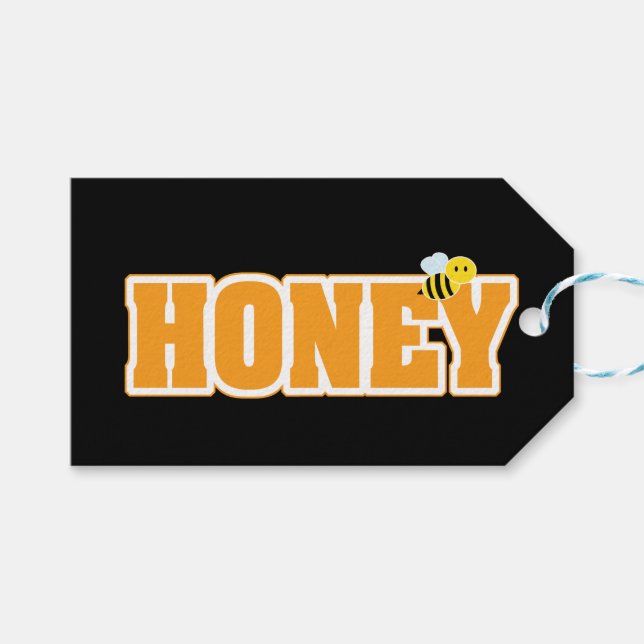 HONEY BEE PRESENTETIKETT (Framsidan (Horisontell))
