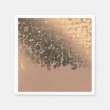 Honey Beige Champagne Gyllene Glittrande Ljus Fest