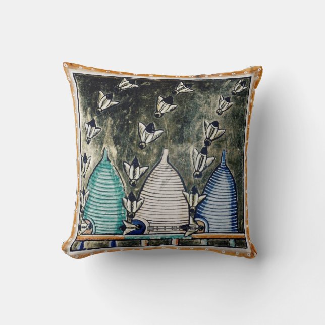 HONEY BES,BE HIVE MEDIEVAL BEEKEEPER KUDDE (Framsida)