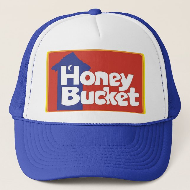 Honey Bucket Logo Trucker Hat Keps (Framsida)