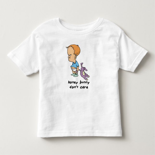 Honey Bunny Bryr Sig Inte T-shirt (Framsida)