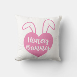 Honey Bunny rosa hjärta Kudde
