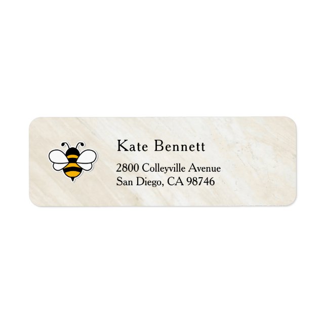 Honey Business Returadressetikett Returadress Etikett (Framsidan)