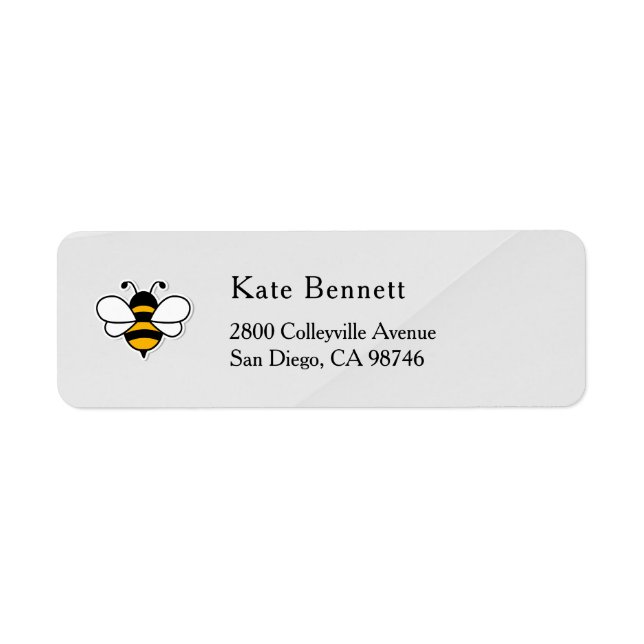 Honey Business Returadressetikett Returadress Etikett (Framsidan)