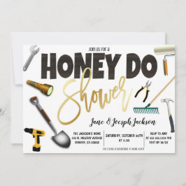 Honey Do Par Shower Inbjudningar