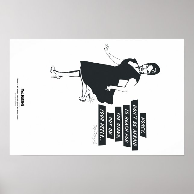 Honey, don't be afraid to reach for the stars... poster (Framsidan)