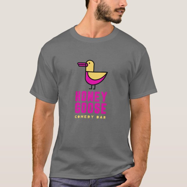 Honey Goose Comedy Bar T Shirt (Framsida)