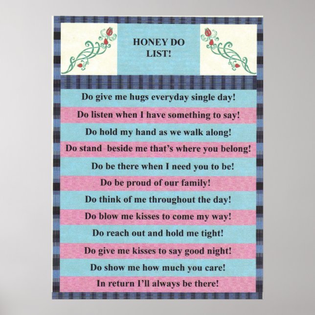 HONEY GÖR LIST! POSTER (Framsidan)