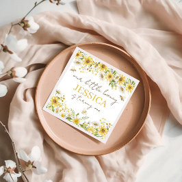 Honey Hive and Sunflower Party Napkins Pappersservett