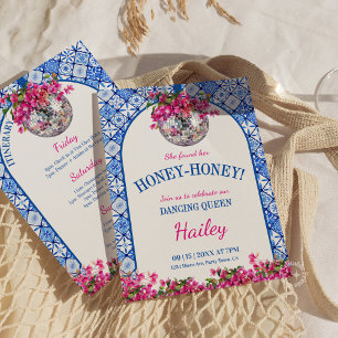 Honey Honey Dansande Drottning Möhippa Inbjudningar