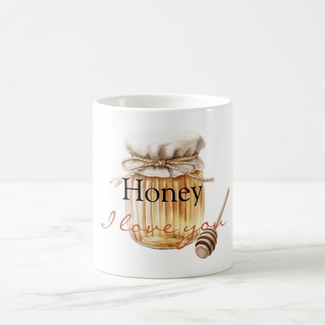 Honey, I Love You Kaffemugg (Center)