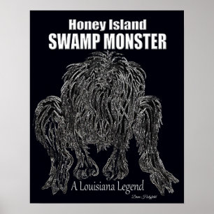 HONEY ISLAND SWAMP MONSTER a LOUISIANA LEGENENE Poster