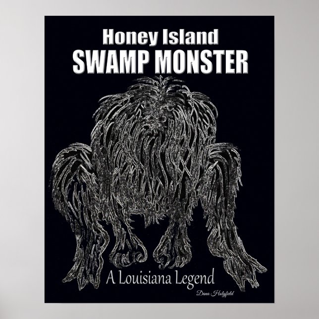 HONEY ISLAND SWAMP MONSTER a LOUISIANA LEGENENE Poster (Framsidan)