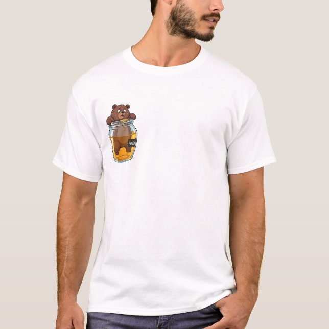Honey Jar Bear Trouble T Shirt (Framsida)