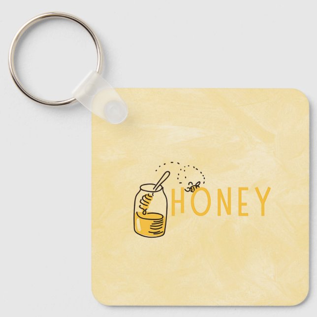Honey Keychain Nyckelring (Framsida)