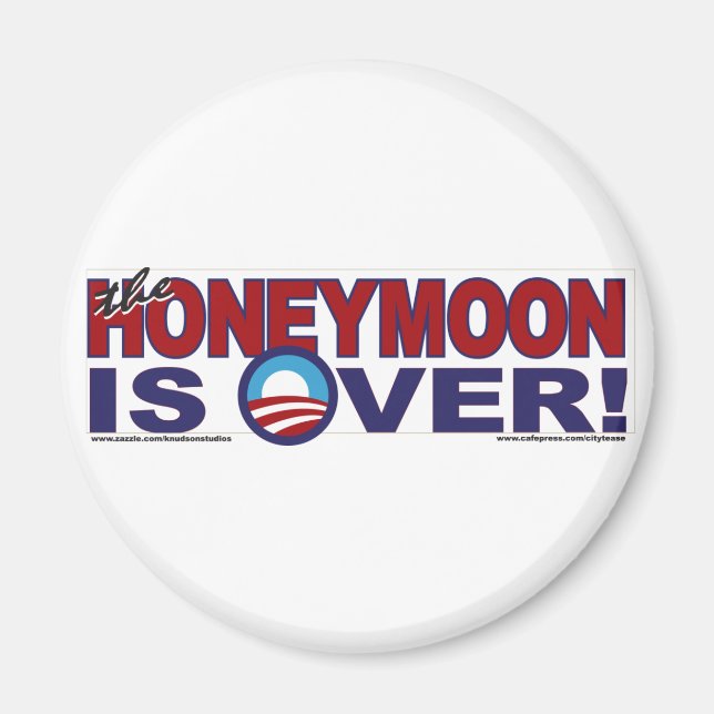 HONEY-MÅNE-IS-OVER MAGNET (Framsidan)