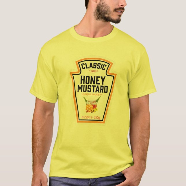 Honey Mustard Costume Matching Couples Groups Cond T Shirt (Framsida)