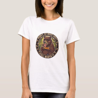Honey, till vilket pris? Rollig T-shirt med björn