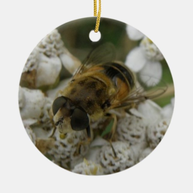 Honeybee and Flowers Ornament (Framsidan)