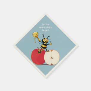 Honeybee Apple Rosh HaShana Pappersservett