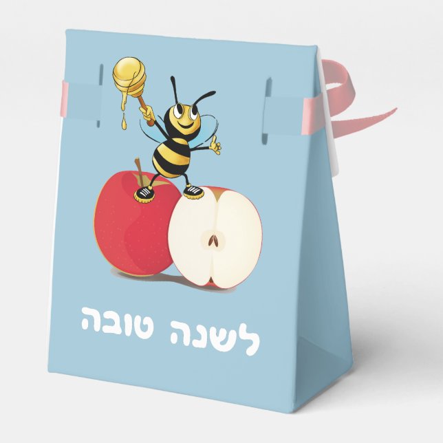 Honeybee Apple Rosh HaShana Presentaskar (Baksidan Sidan)