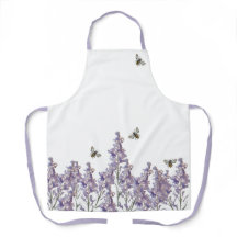 Honeybee blommigt Apron